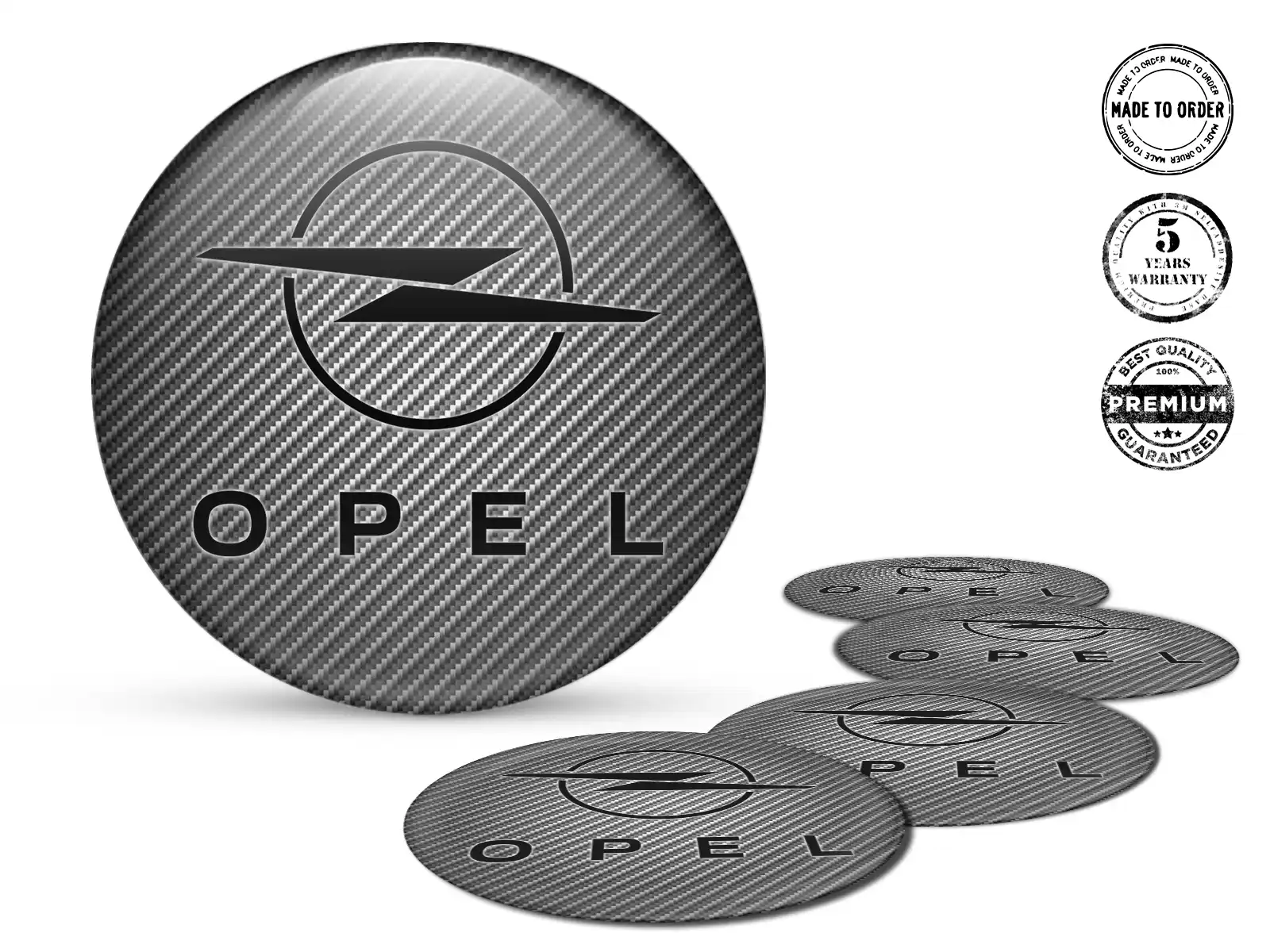 Opel Calcomanía de Aro Estilo Edición de Cúpula Premium